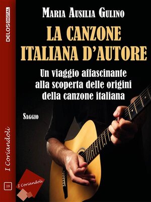 cover image of La canzone italiana d'autore